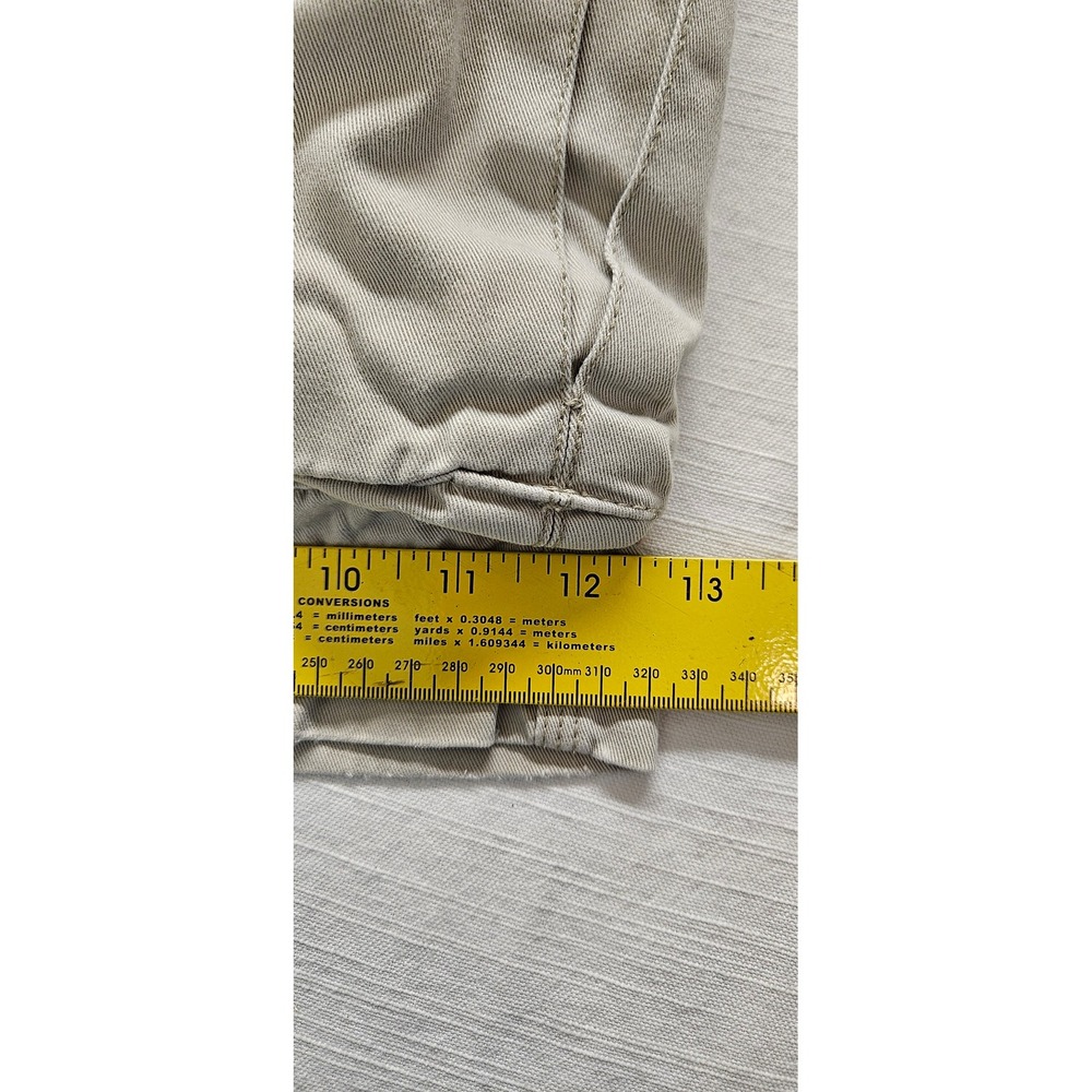 Polo Ralph Lauren Mens Tan Khaki Cargo Shorts 100% Cotton Chino Size 35 Utility - Picture 5 of 7